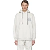 ADIDAS ORIGINALS BY ALEXANDER WANG ADIDAS ORIGINALS BY ALEXANDER WANG GREY GRAPHIC HOODIE