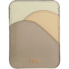 CHLOÉ CHLOE GREY AND WHITE WALDEN CARD HOLDER