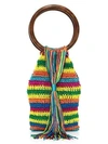 ALL THINGS MOCHI Rainbow Kai Woven Top Handle Bag