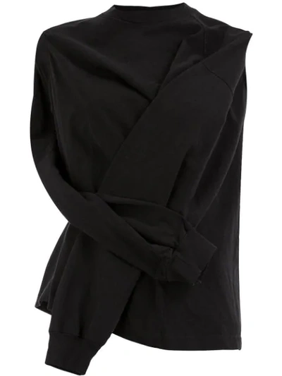 Aganovich Knot Detail Sweatshirt - 黑色 In Black