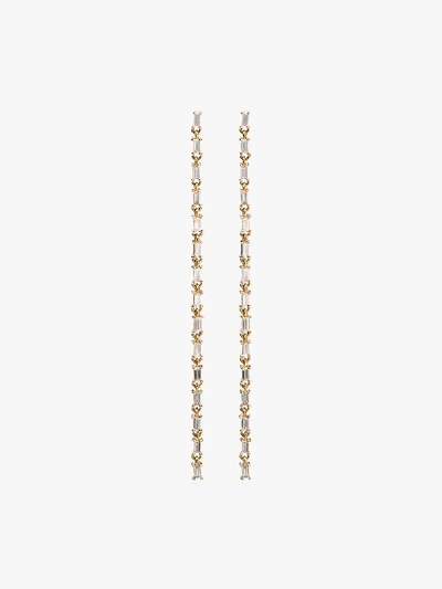 Lizzie Mandler Fine Jewelry 18k Gold Chain Chandelier Diamond Earrings In Yellow Gold