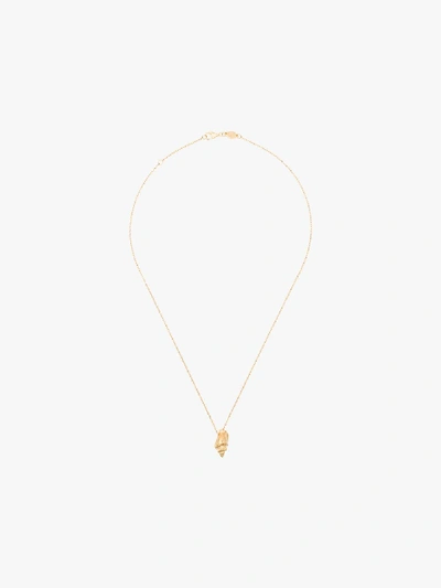 Anni Lu Shell Pendant Necklace In Gold