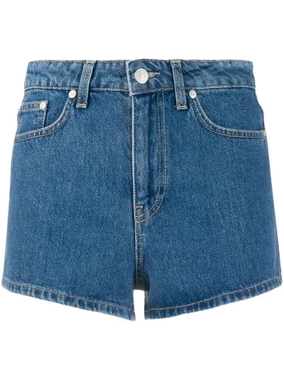 Chiara Ferragni Flirting Denim Shorts In Blue