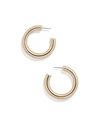 Baublebar Dalilah Medium Tubular Hoop Earrings In Gold