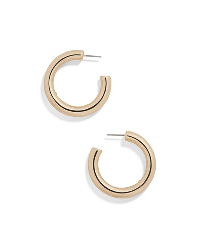 Baublebar Dalilah Medium Tubular Hoop Earrings In Gold