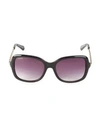 BALMAIN 57MM SQUARE SUNGLASSES,0400010749690