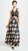 PACO RABANNE PATTERNED MAXI DRESS