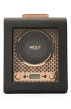 Wolf Axis Single Watch Winder - Black In Metallic