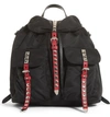 PRADA STUDDED NYLON BACKPACK,1BZ811 2BYBV OYO01