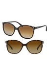 Prada Square Gradient Arrow-edge Sunglasses In Polarized Brown Gradient