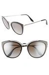 PRADA 54MM GRADIENT CAT EYE SUNGLASSES,PR 20US54-X