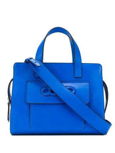 Casadei Classic Top-handle Tote - 蓝色 In Blue