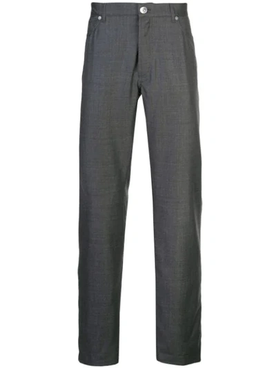 Brunello Cucinelli Straight Leg Suit Trousers - 灰色 In Grey