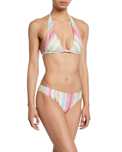 Missoni Striped Halter Two-piece Bikini Set In Multi