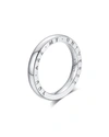 ALBERTO MILANI DIRCE "YOU ARE MY UNIVERSE" 18K WHITE GOLD 2.5MM BAND RING,PROD222030458