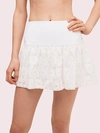 KATE SPADE textured lace tennis skirt,716454534991