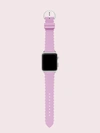 KATE SPADE lavendar scallop silicone 38/40mm apple watch® strap,796483441835