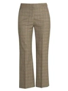 STELLA MCCARTNEY PRINCE OF WALES CHECK CROPPED TROUSERS,400010942090
