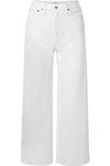 RE/DONE 60S EXTREME CROPPED HIGH-RISE WIDE-LEG JEANS