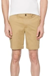 Original Penguin Premium Cotton Stretch Slim Fit Chino Shorts In Kelp