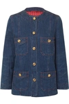 GUCCI Button-embellished denim jacket