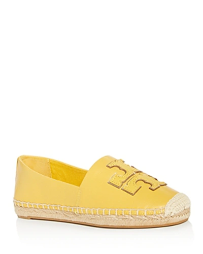 Tory Burch Women's Ines Logo Espadrille Flats In Daylily/ Daylily/ Spark Gold