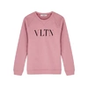 VALENTINO VLTN-PRINT STRETCH-COTTON SWEATSHIRT