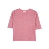 VINCE Pink linen top