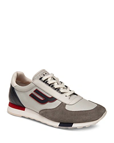Bally Men's Gavino Lace-up Trainers In Grey