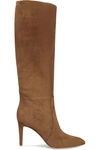 GIANVITO ROSSI 85 SUEDE KNEE BOOTS