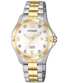 CITIZEN S WOMEN'S QUARTZ TWO-TONE STAINLESS STEEL BRACELET WATCH 32MM