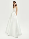 ALEX PERRY BRIDAL GRACE-FLORAL LACE AND SILK GOWN,B040