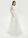 ALEX PERRY BRIDAL ANNALISE-ONE SHOULDER GOWN,B034