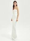 ALEX PERRY Alex Perry Paige-Satin Crepe Strapless Gown B024,B024