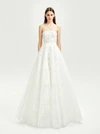 ALEX PERRY Alex Perry Bridal Lily-Floral Lace and Tulle Gown B038,B038