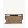 LOEWE MISSY REPEAT SMALL LEATHER AND SUEDE BAG