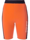 Ambush Printed Two-tone Scuba Shorts In Orange