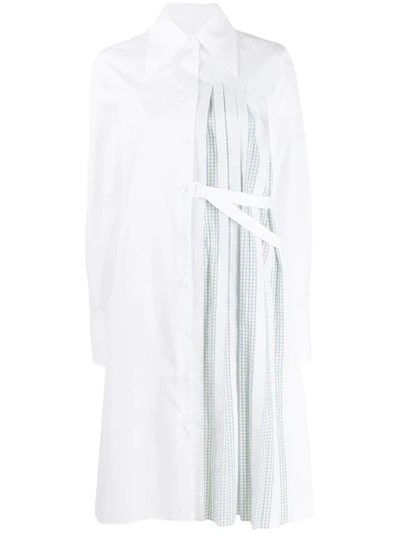 Maison Margiela 结构设计长款衬衫 - 白色 In White