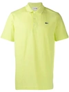 LACOSTE LACOSTE EMBROIDERED LOGO POLO SHIRT - 黄色
