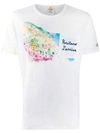 Mc2 Saint Barth Positano Embroidered T-shirt In Angry Donald