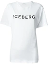 ICEBERG ICEBERG LOGO PRINT T-SHIRT - WHITE