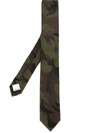 VALENTINO GARAVANI VALENTINO VALENTINO GARAVANI CAMOUFLAGE TIE - GREEN