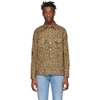 PS BY PAUL SMITH PS BY PAUL SMITH TAN CHEETAH SHIRT