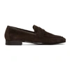 PAUL SMITH PAUL SMITH BROWN SUEDE GLYNN PENNY LOAFERS