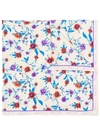 BALLY FLORAL PATTERN SCARF