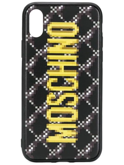 MOSCHINO PIXELATED LOGO IPHONE X/XS CASE