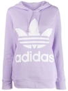 ADIDAS ORIGINALS ADIDAS TREFOIL HOODIE - PURPLE