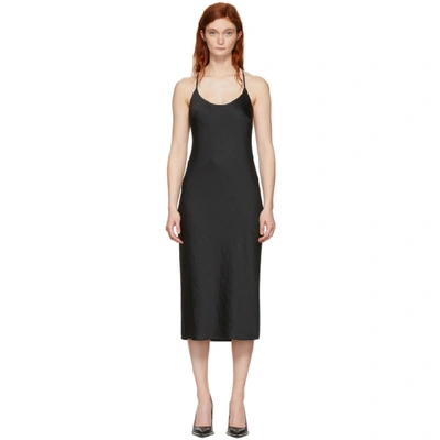 Alexander Wang T T By Alexander Wang Spaghetti Strap Dress - 黑色 In Black