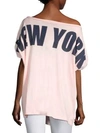 Faith Connexion New York Graphic Tee In Baby Pink