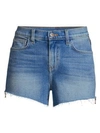 L AGENCE Ryland High Rise Side Zip Shorts